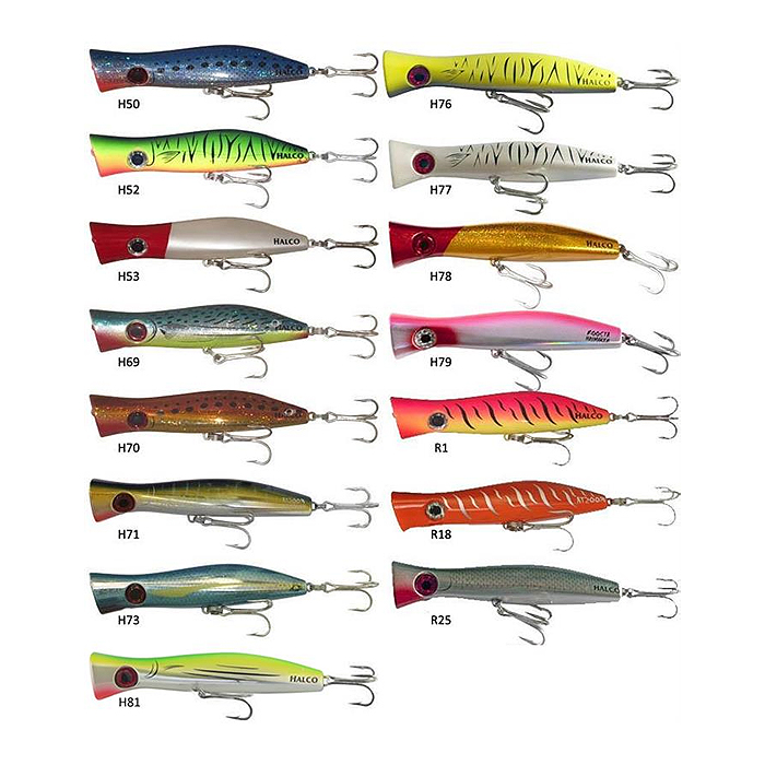 Leurre De Pêche Popper En Bois – Fabriqué Et Signé Ed Latiano – Occasion