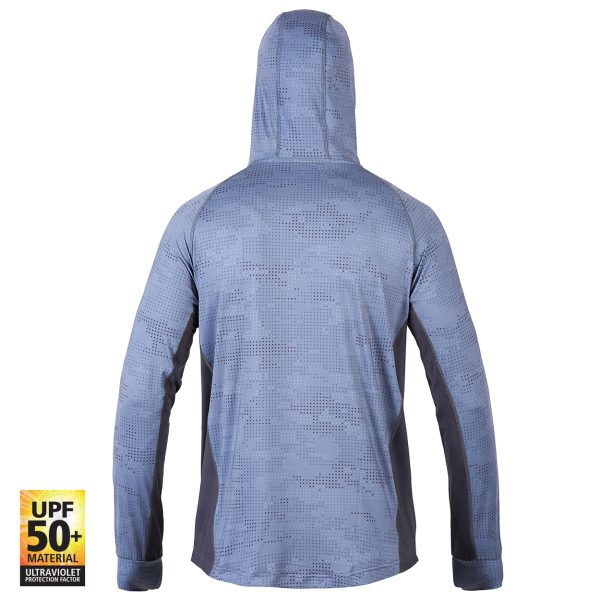 T-shirt De Pêche Shimano Homme – Manches Longues, Bleu, Taille XL – Séchage Rapide Et Respirant