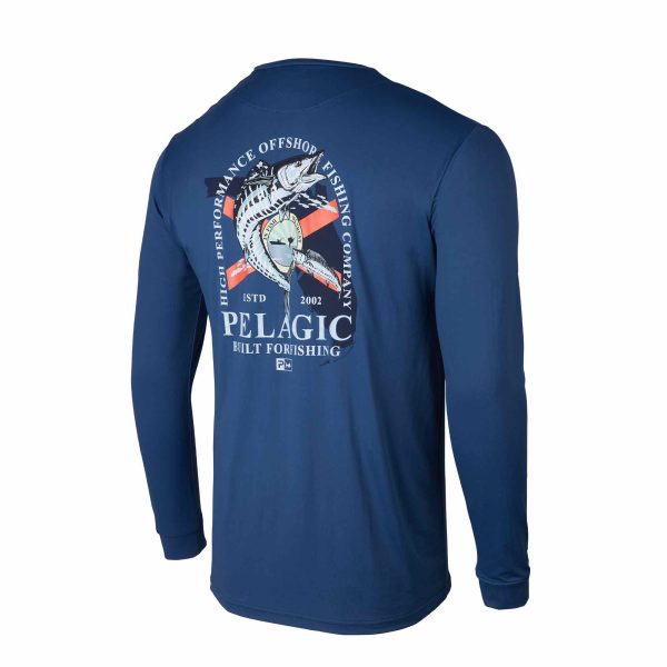 T-shirt de bain anti-UV à capuche homme - Bleu Océan - Nuvées - UPF 50