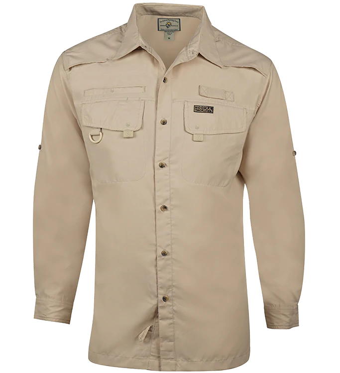 Chemise de pêche Guy Harvey ventilée manches longues taille M gris à