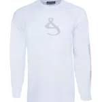 Chemise de pêche légère à manches longues Hook & Tackle logo épelé
